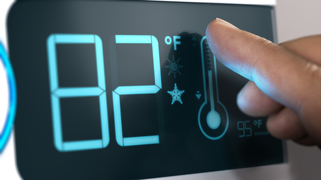Adjusting a Programmable Thermostat